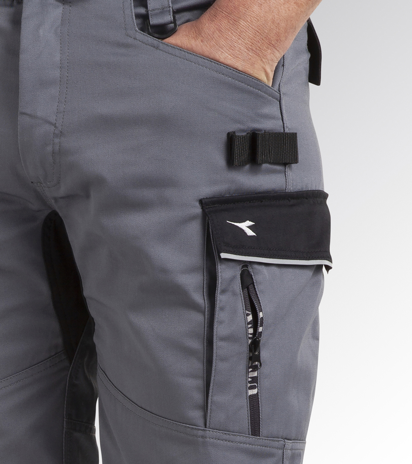 1762063 DIADORA BERMUDA EASYWORK LIGHT 2XL SIVA